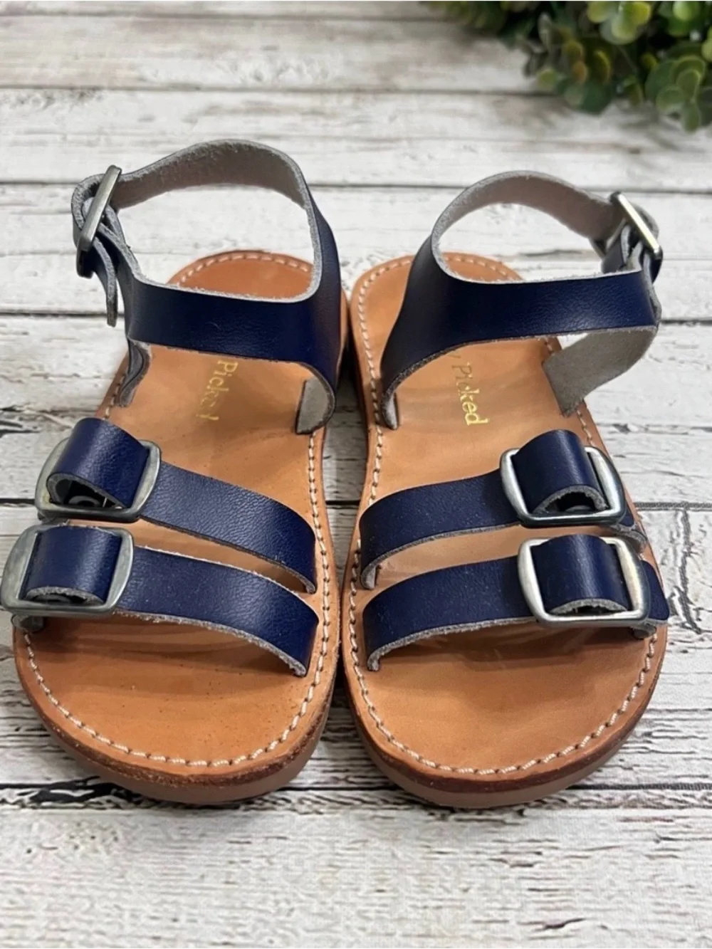 Freshly Picked Maritime Rockaway Buckle Sandals